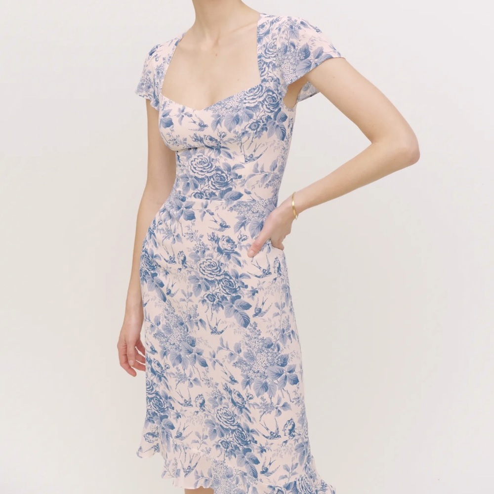 Reformation Rosi Midi dress Size 2 almost NEW condition